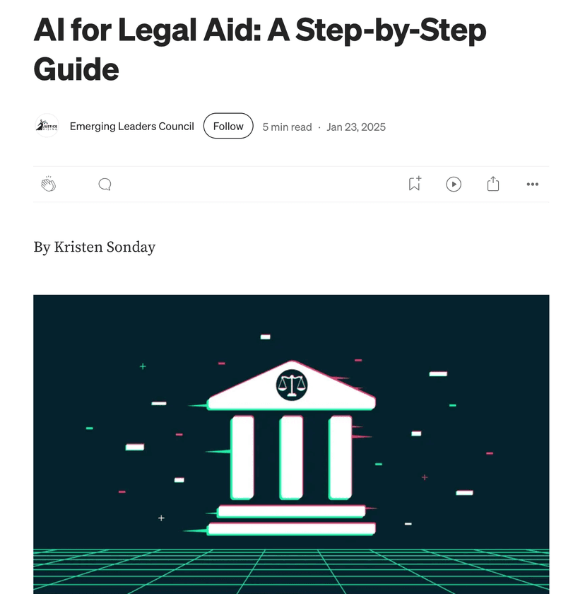 AI For Legal Aid: a Step-By-Step Guide